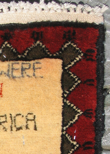 For sale: Afghan War Rug or Conflict Carpet