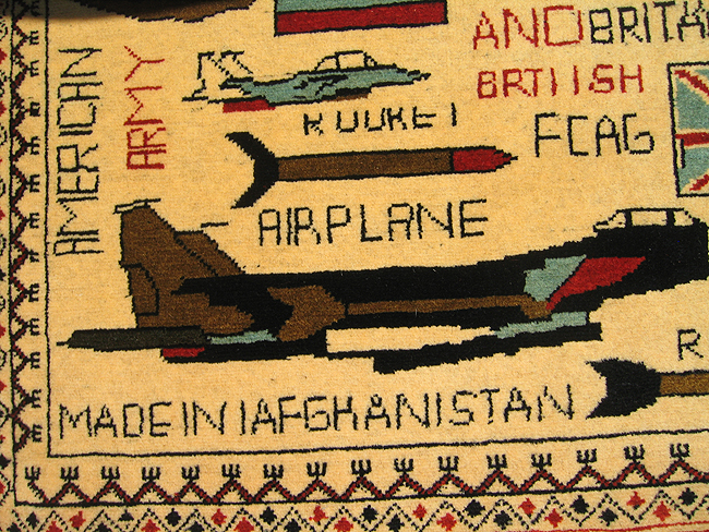 For sale: Afghan War Rug or Conflict Carpet