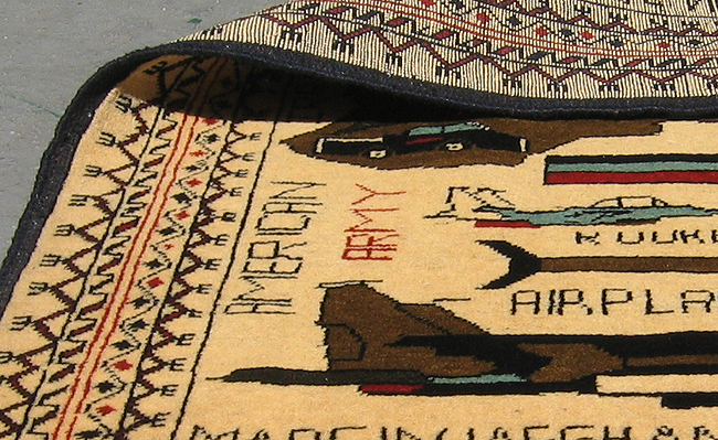 For sale: Afghan War Rug or Conflict Carpet