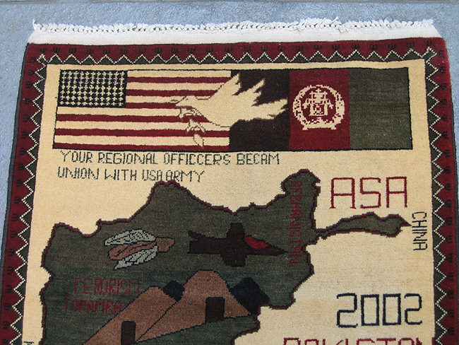 For sale: Afghan War Rug or Conflict Carpet