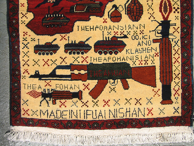 For sale: Afghan War Rug or Conflict Carpet