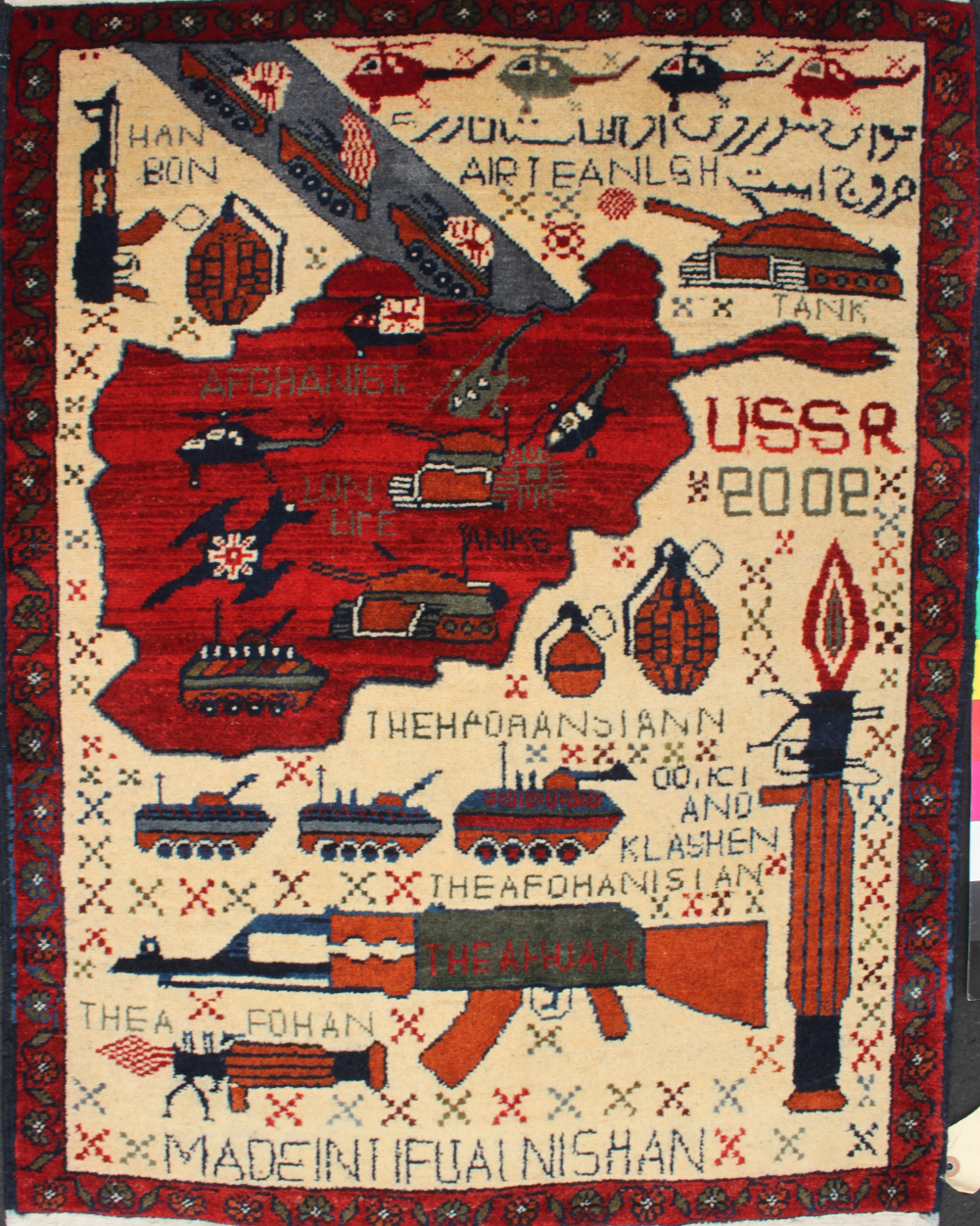 For sale: Afghan War Rug or Conflict Carpet