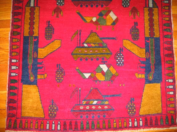 For sale: Afghan War Rug or Conflict Carpet