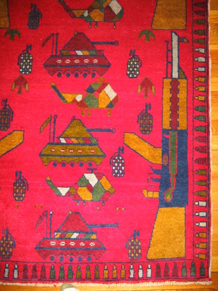 For sale: Afghan War Rug or Conflict Carpet