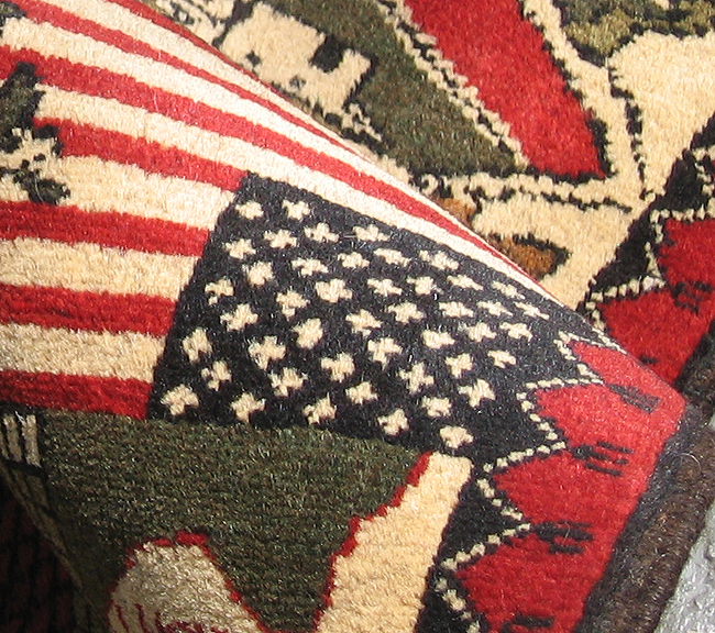 For sale: Afghan War Rug or Conflict Carpet