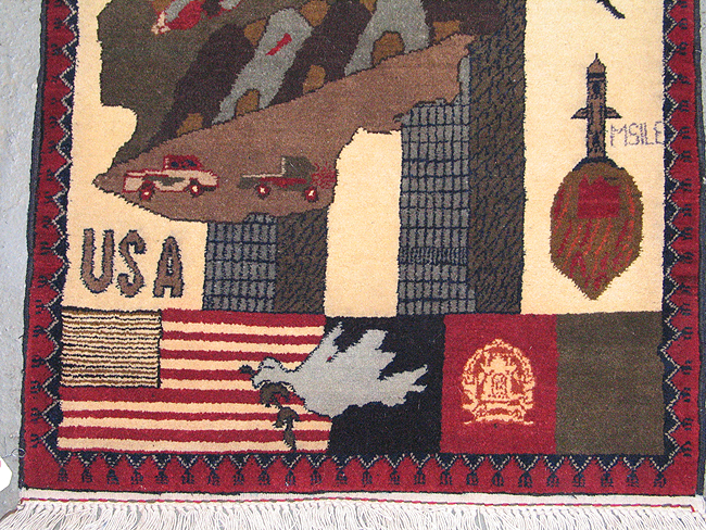 For sale: Afghan War Rug or Conflict Carpet