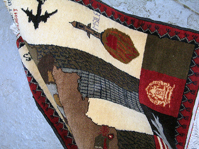 For sale: Afghan War Rug or Conflict Carpet