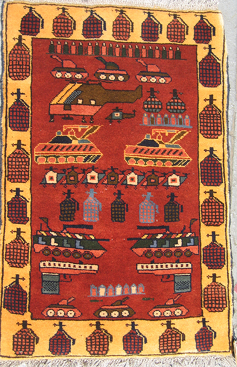 For sale: Afghan War Rug or Conflict Carpet