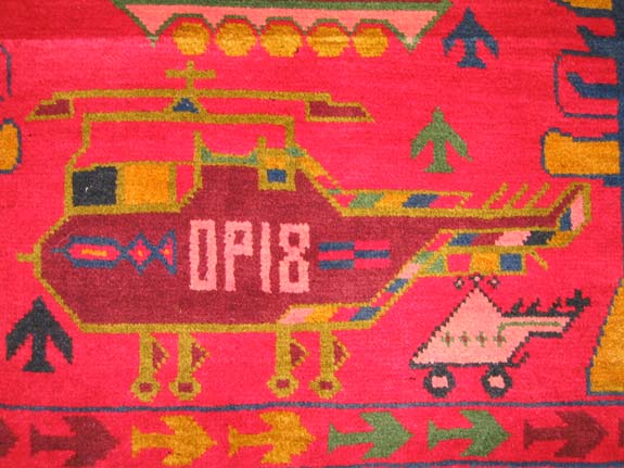 For sale: Afghan War Rug or Conflict Carpet