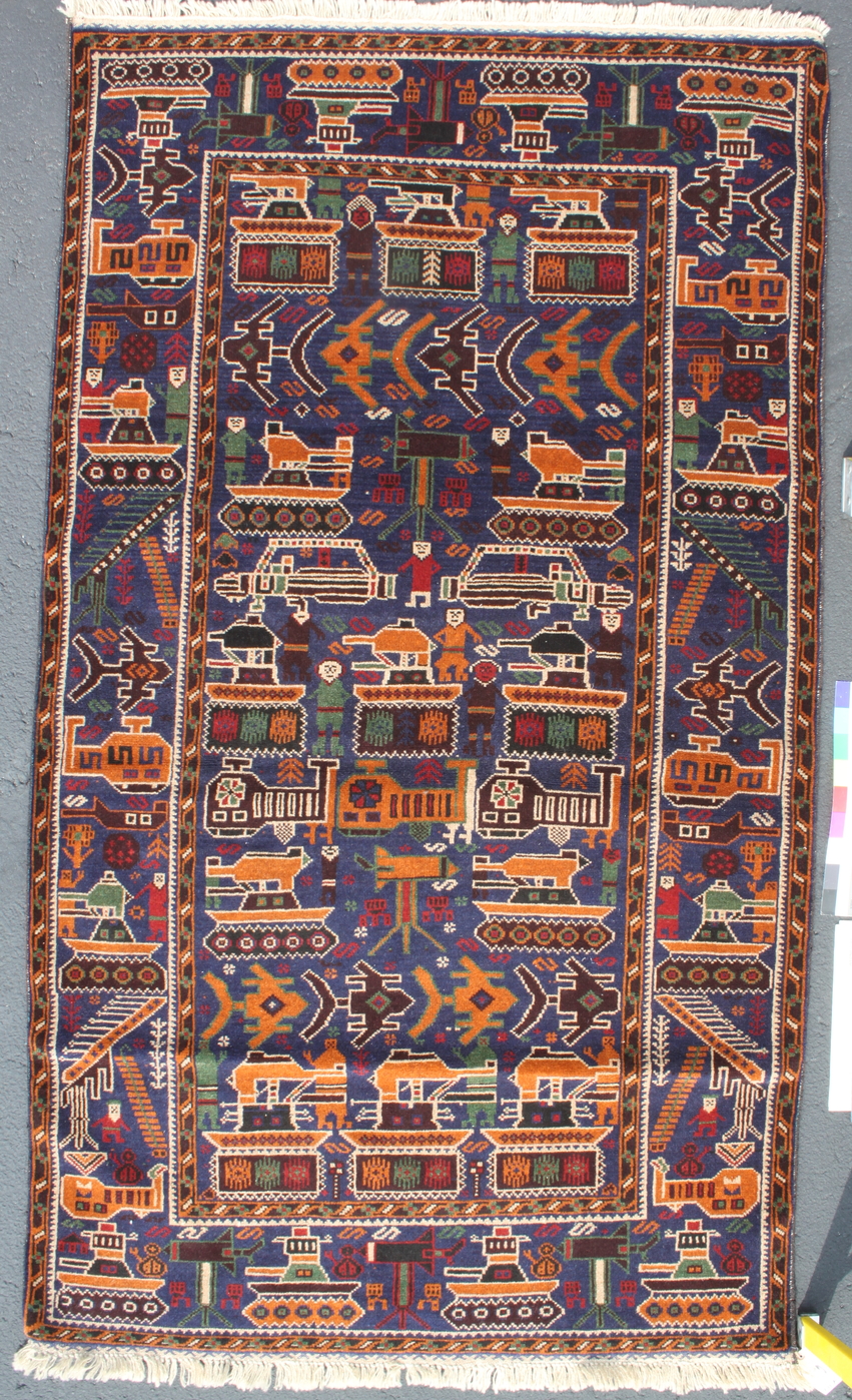 For sale: Afghan War Rug or Conflict Carpet