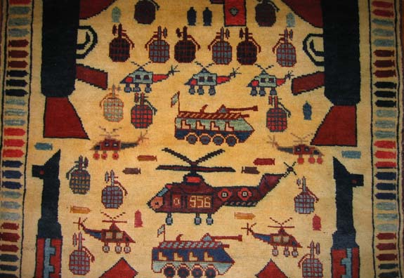 For sale: Afghan War Rug or Conflict Carpet