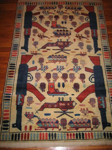 For sale: Afghan War Rug or Conflict Carpet