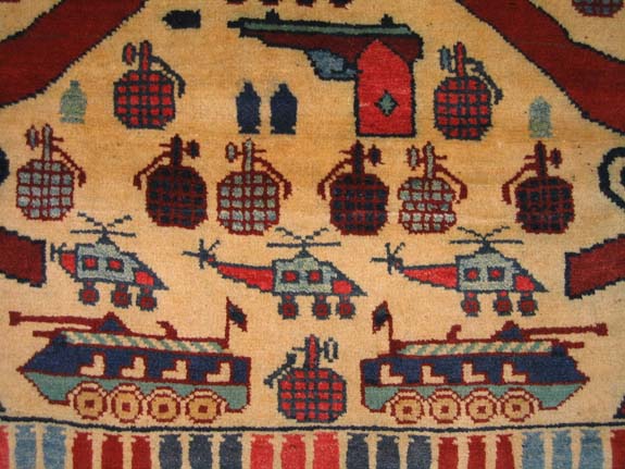 For sale: Afghan War Rug or Conflict Carpet