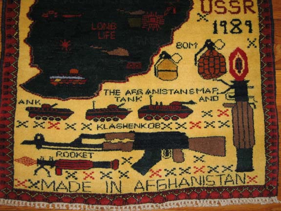 For sale: Afghan War Rug or Conflict Carpet