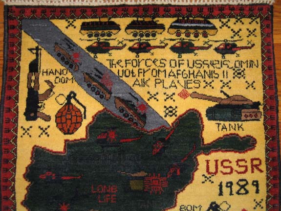 For sale: Afghan War Rug or Conflict Carpet