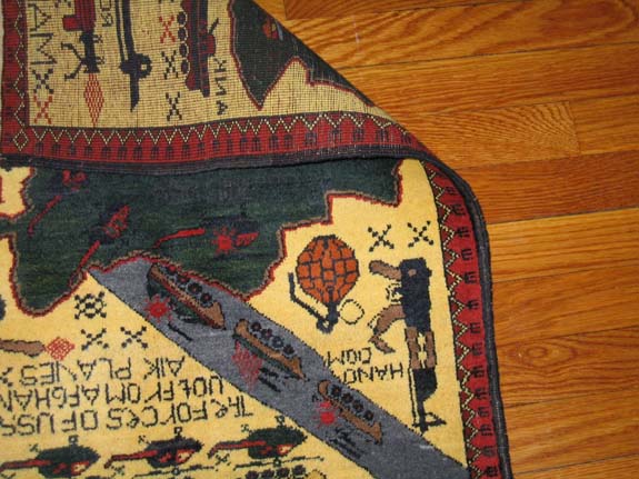 For sale: Afghan War Rug or Conflict Carpet