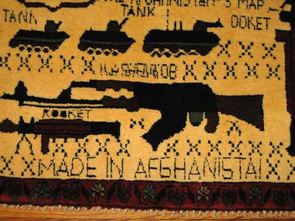 For sale: Afghan War Rug or Conflict Carpet