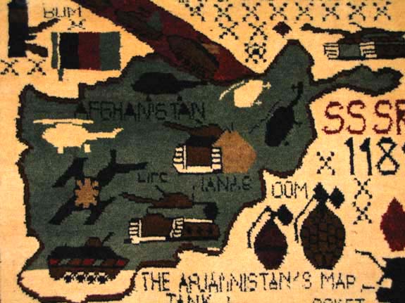 For sale: Afghan War Rug or Conflict Carpet