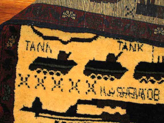 For sale: Afghan War Rug or Conflict Carpet