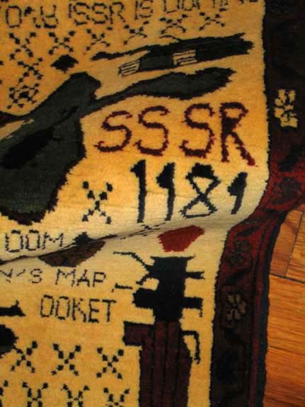 For sale: Afghan War Rug or Conflict Carpet