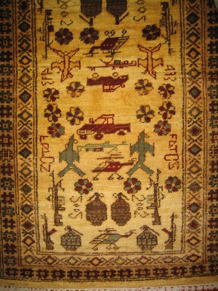 For sale: Afghan War Rug or Conflict Carpet