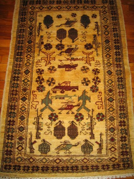 For sale: Afghan War Rug or Conflict Carpet