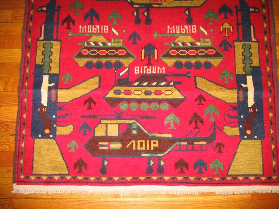 For sale: Afghan War Rug or Conflict Carpet