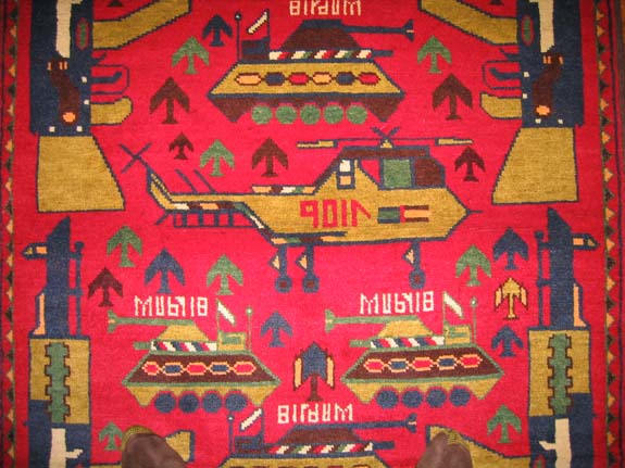 For sale: Afghan War Rug or Conflict Carpet