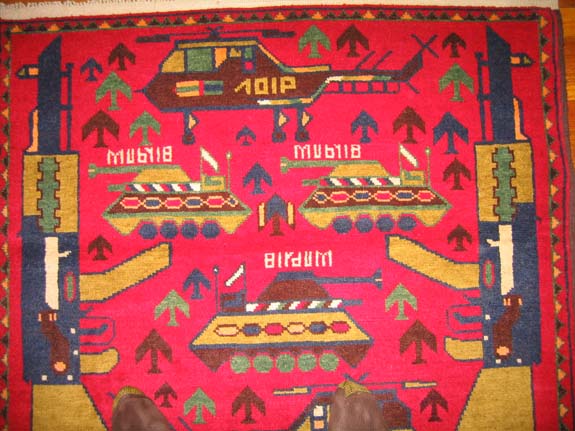 For sale: Afghan War Rug or Conflict Carpet