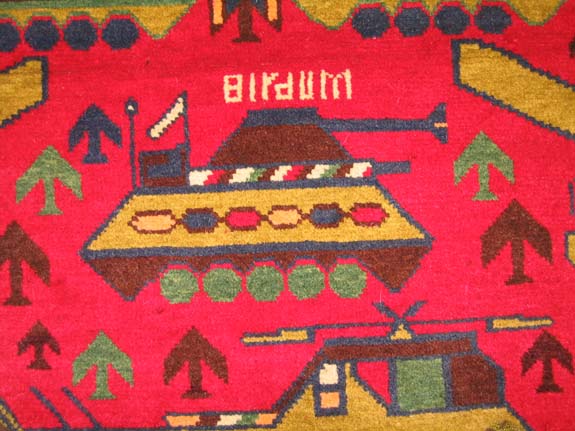 For sale: Afghan War Rug or Conflict Carpet