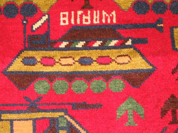 For sale: Afghan War Rug or Conflict Carpet