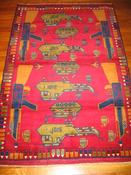 For sale: Afghan War Rug or Conflict Carpet