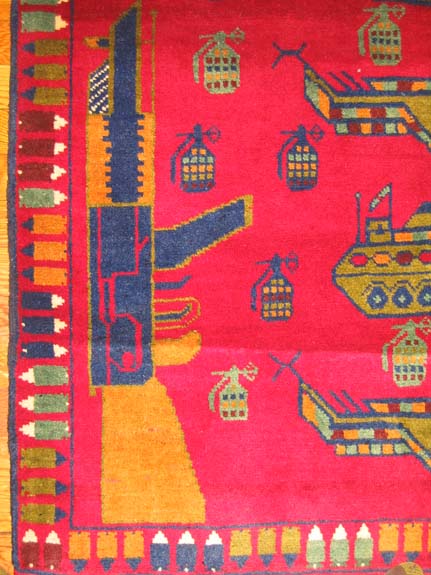 For sale: Afghan War Rug or Conflict Carpet