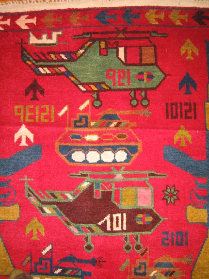 For sale: Afghan War Rug or Conflict Carpet