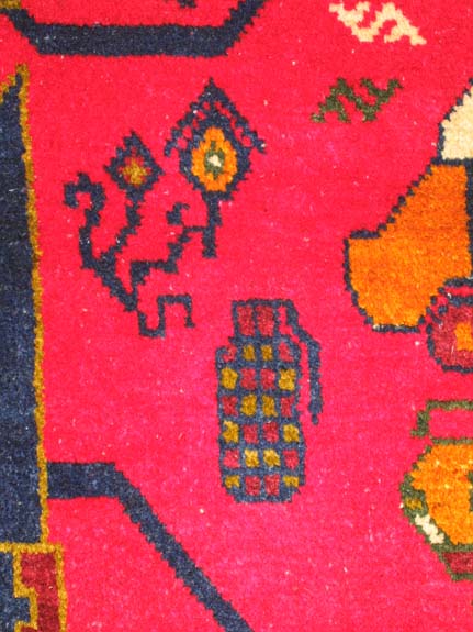 For sale: Afghan War Rug or Conflict Carpet