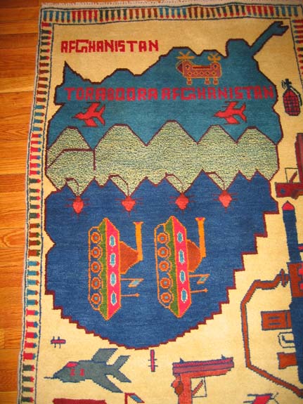 For sale: Afghan War Rug or Conflict Carpet