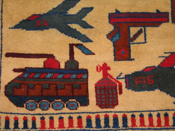 For sale: Afghan War Rug or Conflict Carpet