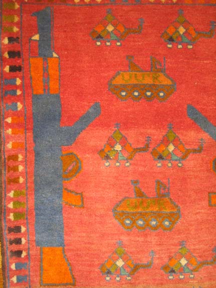 For sale: Afghan War Rug or Conflict Carpet