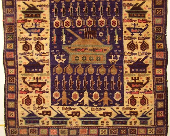 For sale: Afghan War Rug or Conflict Carpet