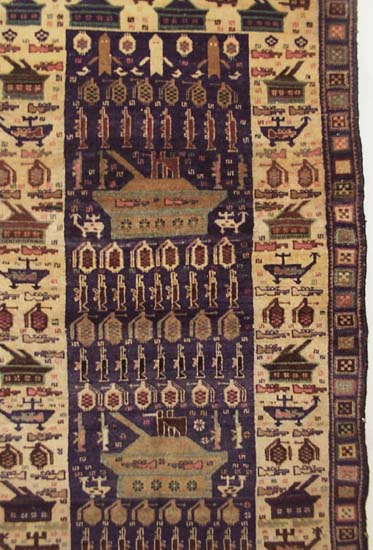 For sale: Afghan War Rug or Conflict Carpet