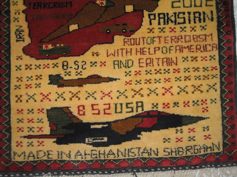 For sale: Afghan War Rug or Conflict Carpet