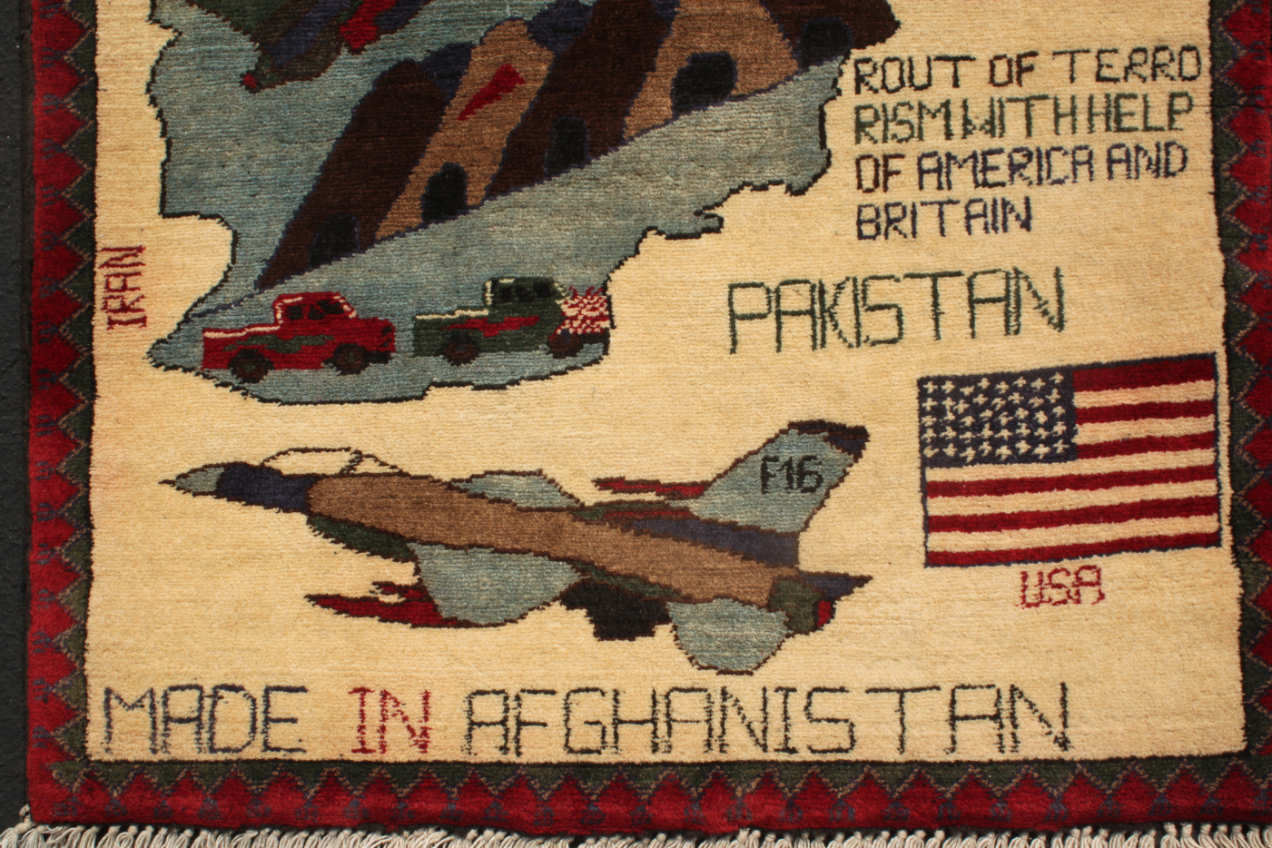 For sale: Afghan War Rug or Conflict Carpet