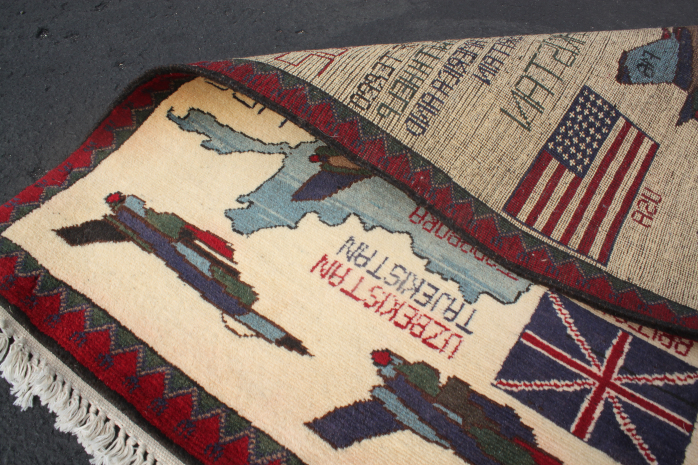 For sale: Afghan War Rug or Conflict Carpet