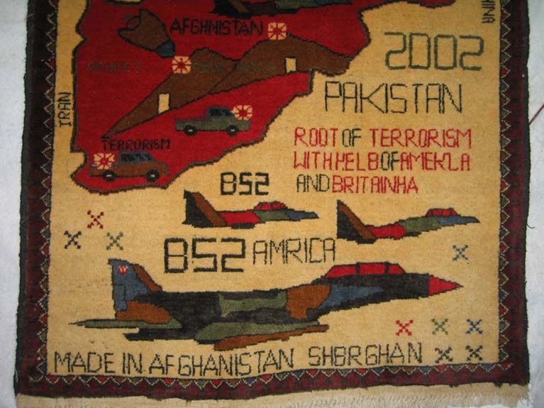 For sale: Afghan War Rug or Conflict Carpet