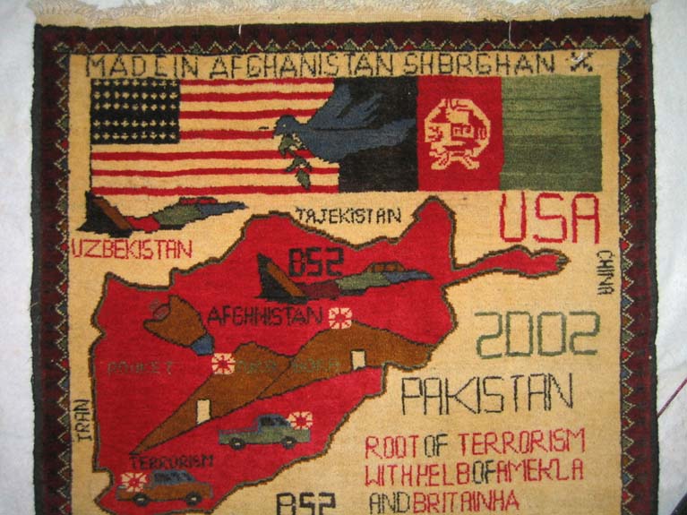 For sale: Afghan War Rug or Conflict Carpet