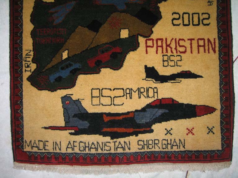 For sale: Afghan War Rug or Conflict Carpet