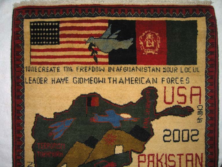 For sale: Afghan War Rug or Conflict Carpet