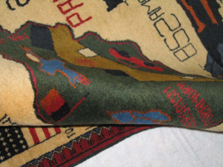 For sale: Afghan War Rug or Conflict Carpet