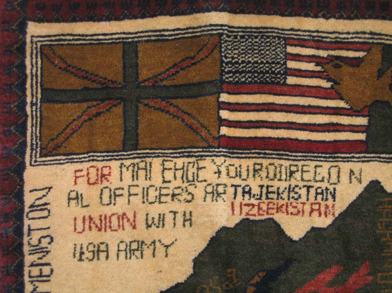 For sale: Afghan War Rug or Conflict Carpet