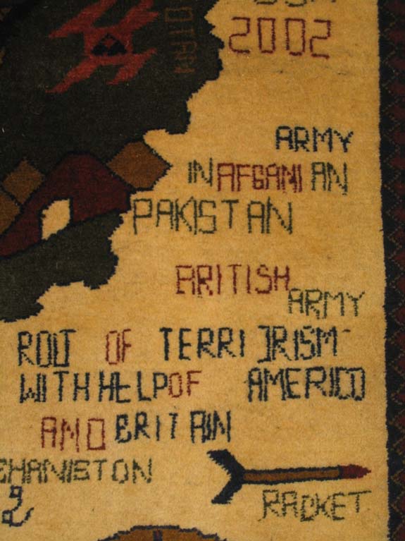 For sale: Afghan War Rug or Conflict Carpet